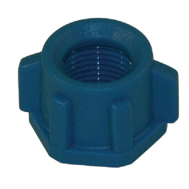 Tuerca de boquilla roscado SW13 color azul'Arag ARAG 20001004