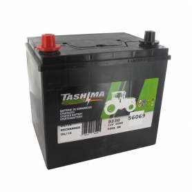 Batterie 12V 60A/H - borne + à gauche - TASHIMA