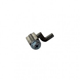 Nipplo Z alluminio cavo - diametro 2 mm