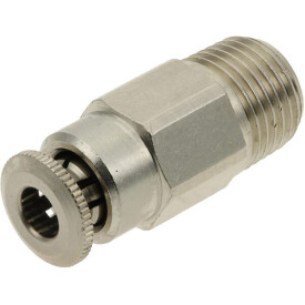 Conector rápido diámetro 4mm recto rosca macho 1/8" UNIVERSAL CLSG4RK18