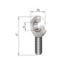 Embout INA/FFAG GAR20UKINA