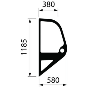 Fenêtre latérale MANITOU MA746750