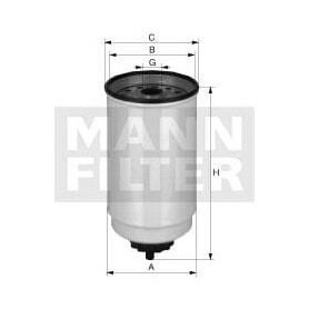 Filtre MANN-FILTER WK12002