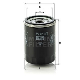 Filtre MANN-FILTER W6104