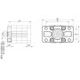 Fixation CAMOZZI DE4180