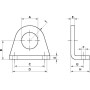 Patte de fixation UNIVERSEL LB810