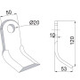 Fleau UNIVERSEL M03400406RN