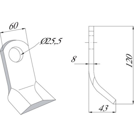 Fleau UNIVERSEL CK2425