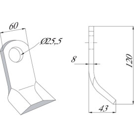 Fleau UNIVERSEL CK2425