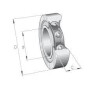 Galet INA/FFAG LR2092RSR