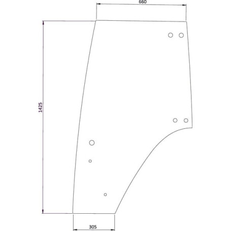 Vitre de portière UNIVERSEL 117810030020KR
