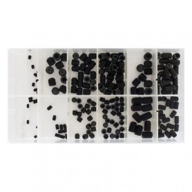 Coffret de vis 6 pans creux sans tête - pas américain - 190 pièces