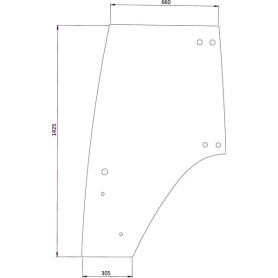 Vitre de portière UNIVERSEL 117810030010KR