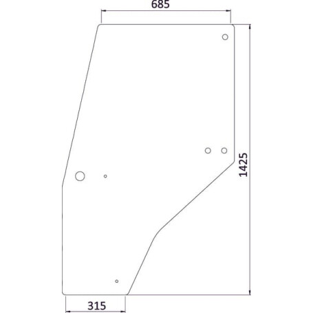 Vitre de portière UNIVERSEL 144969A1KR