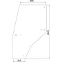 Vitre de portière UNIVERSEL 144969A1KR