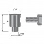 Cavallotto cavo - diametro 2,5 mm