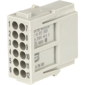 Connecteur modulaire HARTING 09140123001