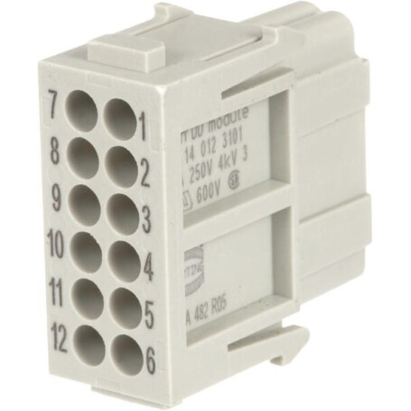 Connecteur modulaire HARTING 09140123101