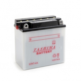Batterie 12N74A + à gauche