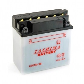 Batterie 12N7D3B + à droite