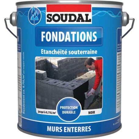 Imperméabilisant de fondations 10L SOUDAL 101528SOU