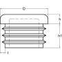 Caches de protection ronds 20mm UNIVERSEL KS11788