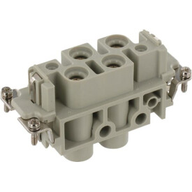 Inserto buss. 4 pin'vite HARTING 09380062711