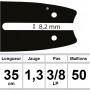 Guide OZAKI 35  cm 3/8LP 1,3mm