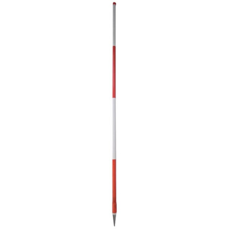 Jalon de signalisation blanc et rouge UNIVERSEL WB5091