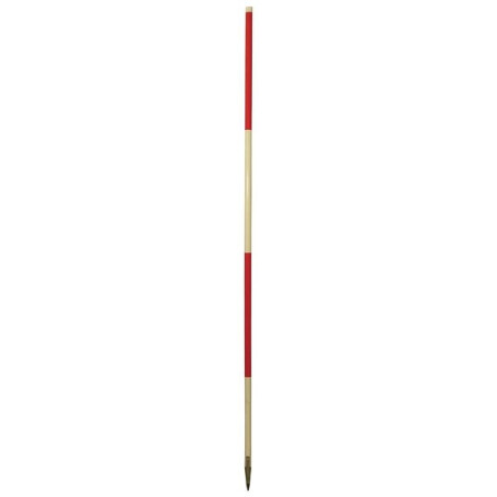 Jalon de signalisation rouge et blanc UNIVERSEL WB5090