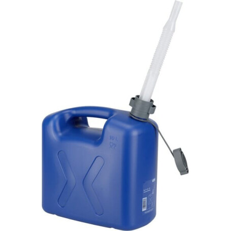 Jerrican plastique avec bec verseur 10L Bleu PRESSOL TOG2030