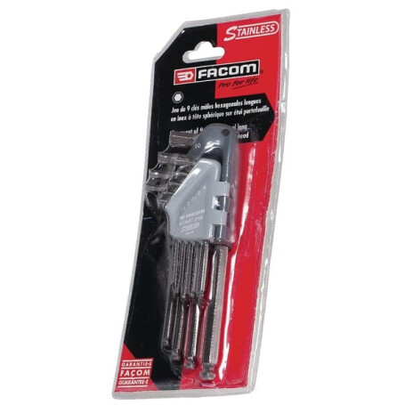 Jeu de 9 clés Allen en inox FACOM 83SHSTJP9A