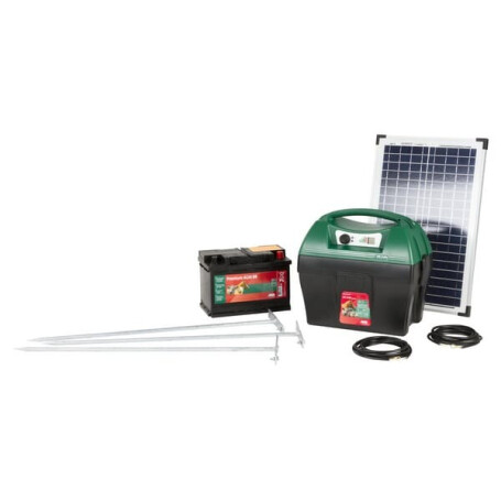 Jeu de démarrage AN 3000 numérique incluant panneau solaire 25W AKO 441113