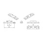 Fixations sur pieds UNIVERSEL EM916006VMGKR