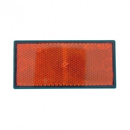 Catadioptre adhésif orange rectangulaire 105x48 mm