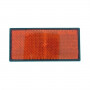 Catadioptre adhésif orange rectangulaire 105x48 mm