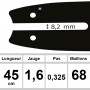 Guide OZAKI 45 cm 0,325 1.6mm