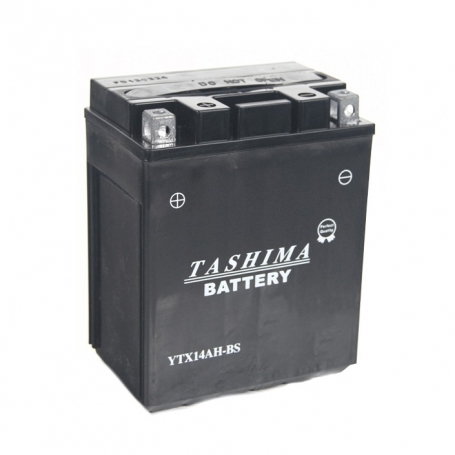 Batterie YTX14AHBS + à gauche