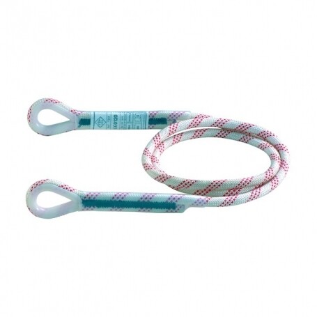 Longe de sécurité en polyamide tressée Longueur 180 cm diamètre 10 mm