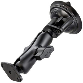 Twist-Lock Saugnapf-Doppelkugelhalterung Größe B / 1 "Kugel RAM RAMB166