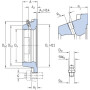 Logement de palier SKF FYJ506