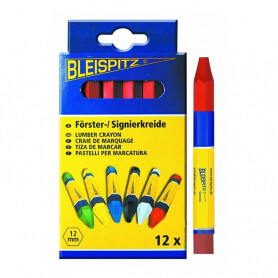 Aluminium 12 forstkreide markierungsclips rot BLEISPITZ