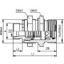 Manchon DNP RSF12L22