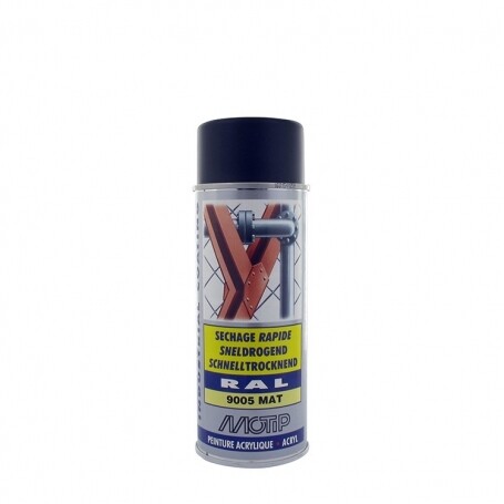 Peinture spéciale motoculture couleur noir mat - Aérosol 400ml