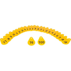 Médaillons n°76-100 jaune AKROH 39905000000276100