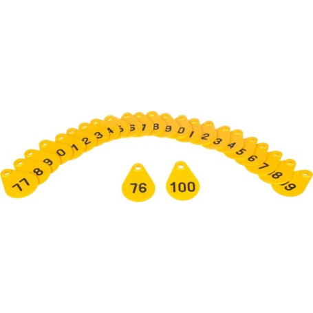 Médaillons n°76-100 jaune AKROH 39905000000276100