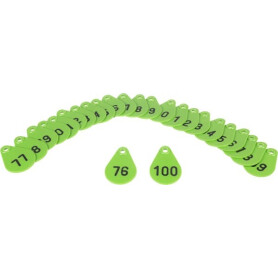Médaillons n°76-100 verte AKROH 39905000000476100