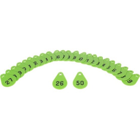 Médaillons vert n°26-50 AKROH 3990500000042650
