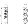 Module de collecteur CAMOZZI CNVL4H3H