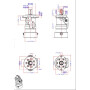 Moteur orbital diamètre 25mm DANFOSS OMP2001515250